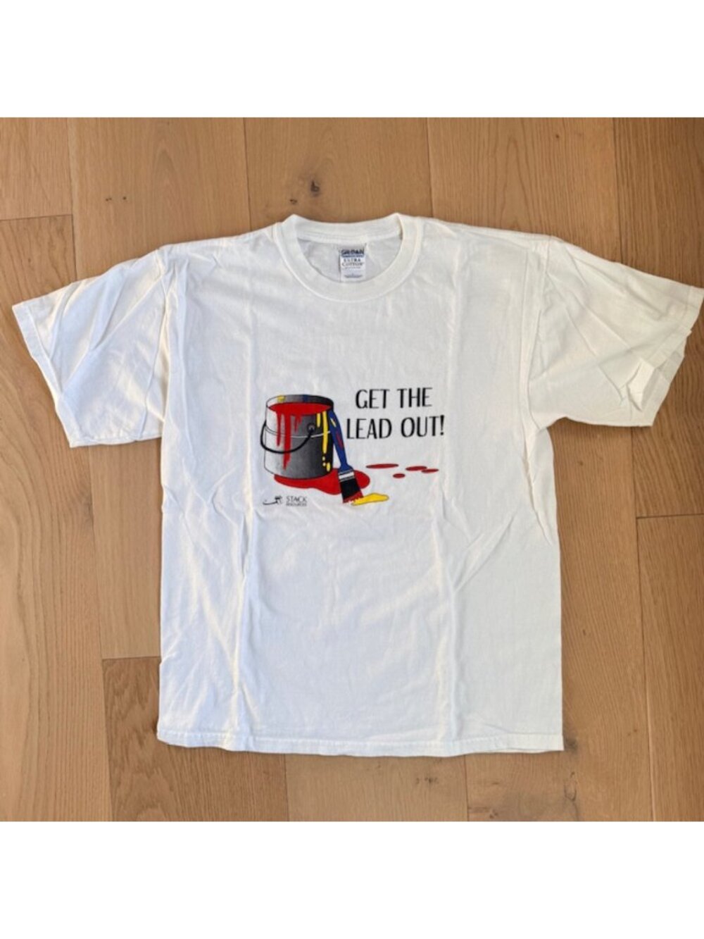 Get The Led Out Graphic T-Shirt Size Large Rock Band Tee White